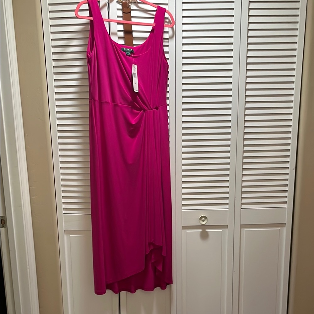 Magenta Sleeveless Dress